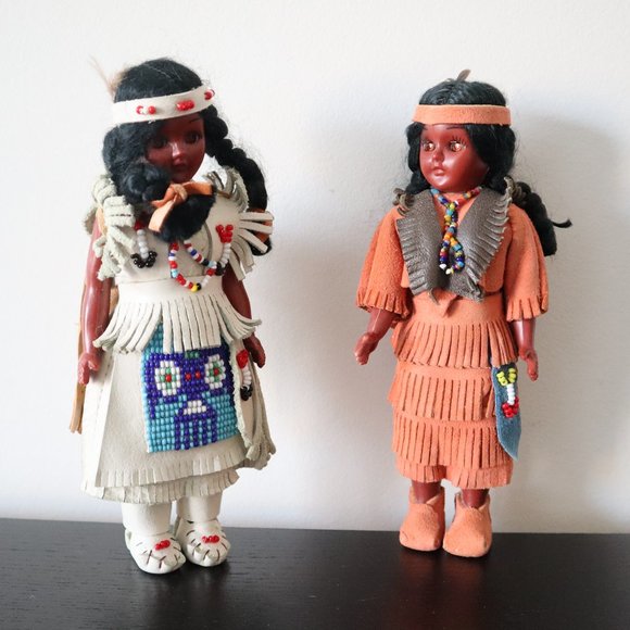 Collectible Native American dolls / Vintage Carlson dolls Native American dolls - Picture 3 of 13